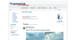 Desktop Screenshot of flugplatz-mainbullau.de